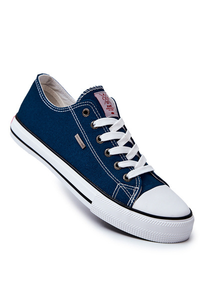 Trampki Męskie Cross Jeans Granatowe JJ1R4004C