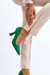 Classic Pointed Heels Neon Orange Whitley