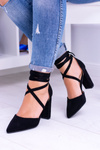 Black Tiered Demmi Stiletto pumps
