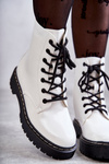 Women's Flat Boots White Kognito