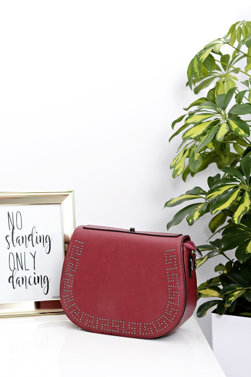 Women's Maroon Handbag Shoulder Letter Bag