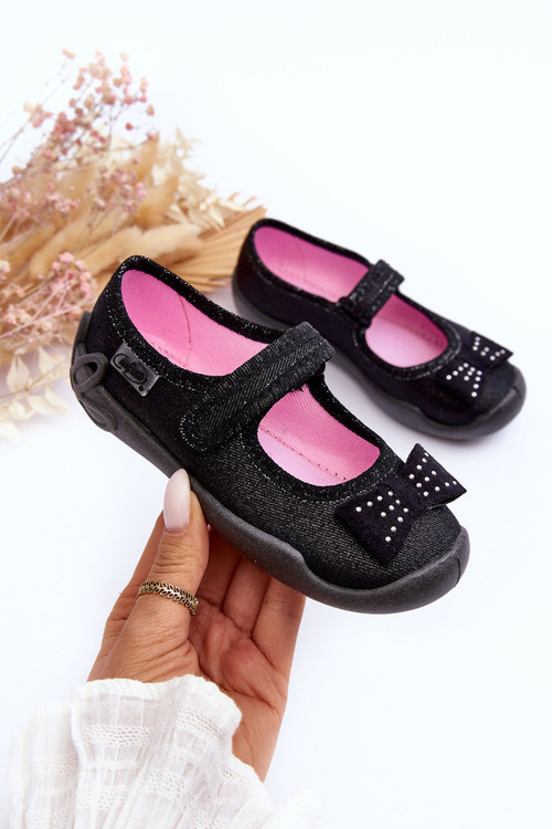 Children's Ballet Flats with Bow Befado 114X240 Black