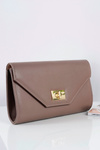 Women's Purse Powder Clutch Bag Gold Chain