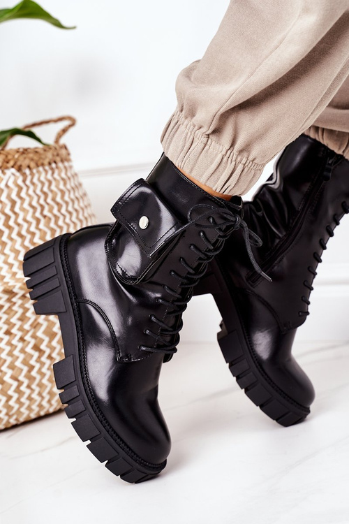 Insulated Boots With A Pocket Black Awesome