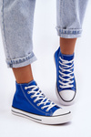 Women's Classic High Sneakers Blue Remos