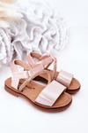 Children's Sandals With Sequins Pink Blake