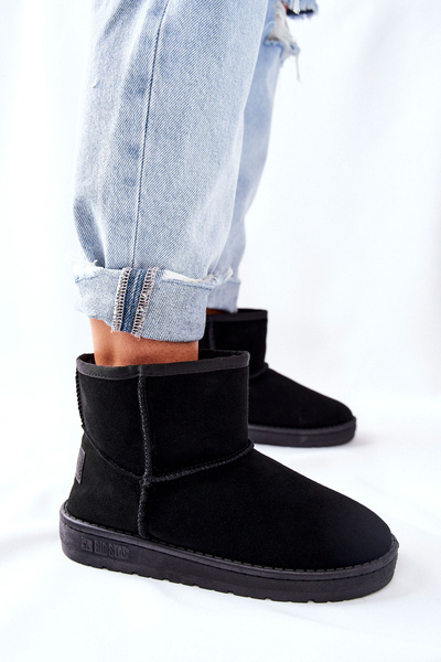 Snow Leather Boots Big Star II274440 Black