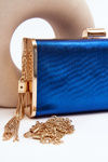 Small Formal Bag with Fringe Chionon Blue
