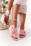Suede Slippers Pink Emilia