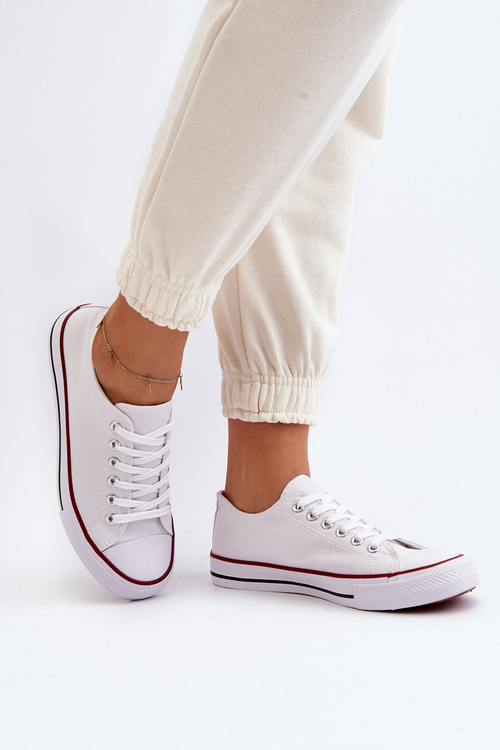 Women's Classic Sneakers Black and White Ecoma