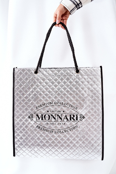 Women's Bag Shopper Monnari NBAG0030-022 Silver