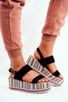 Women’s Sandals On Platform Black Sandy