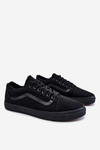 Men's Textile Warm Sneakers Black Harry