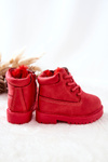 Powder Warm Children's Boots Red Dexter