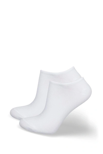 Women's ankle socks STOP BACTERIA White