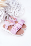 Children's Velcro Sandals Purple Aimy