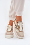 Ladies Sports Shoes On Platform Panther Khaki Lorori