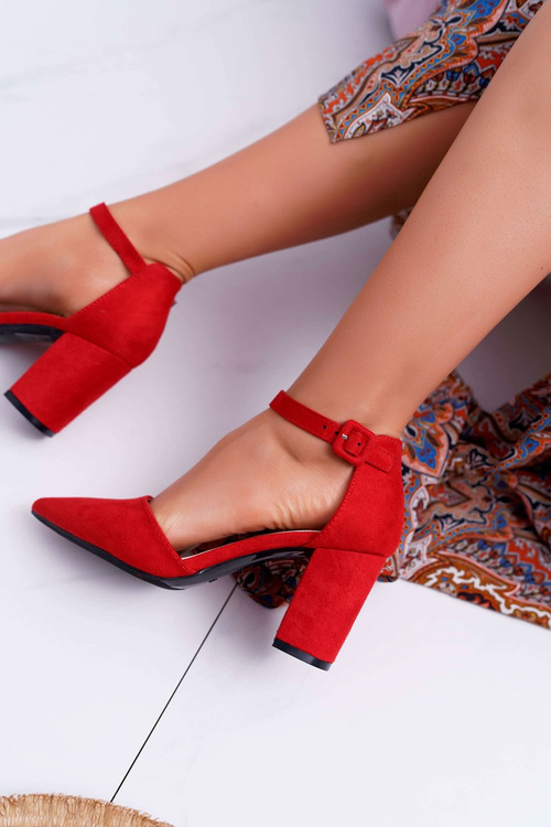 Women's Red Elegante Pointed Stiletto pumps