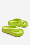 Women's Foam Flip Flops Neon Yellow Roux