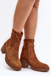 Women's ankle boots with a heel Camel Argastis