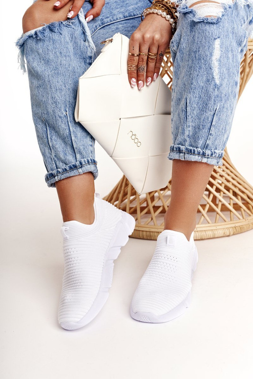 Clutch Bag With A Detachable Strap NOBO NBAG-K1260 White