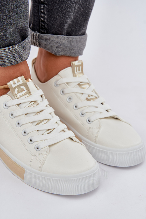 Women Classic Gold Sneakers Ville