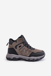 Warm Men's Hiking Shoes Laced Gray Zerista