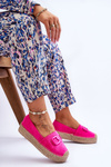 Women's Classic Platform Espadrilles Fuchsia Maurine