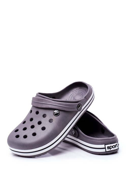 Men's Slides Swimming Pool Crocs Pasipheme Grey
