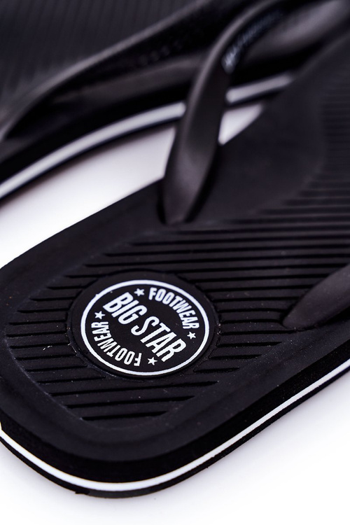 Men's Slippers Flip-Fops Big Star DD174669 Black