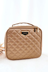 Large cosmetic bag Quilted Monnari CSM0040-023 Gold
