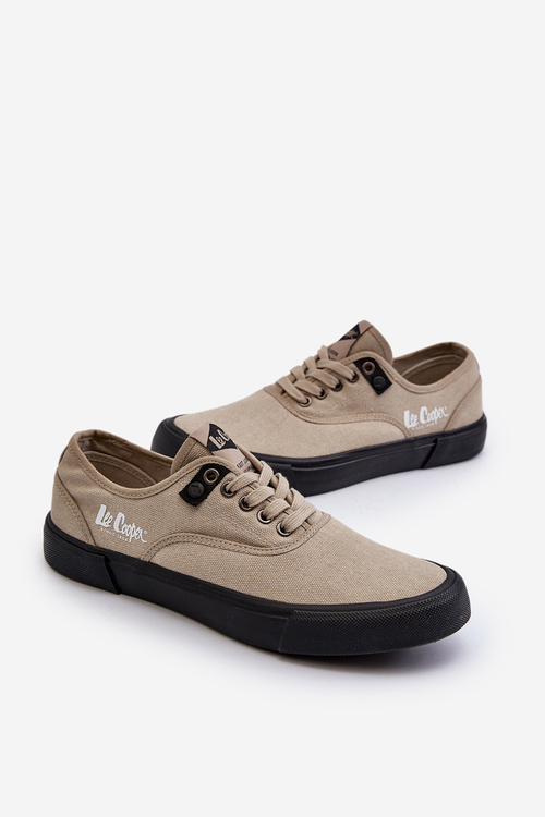 Męskie Trampki Beżowe Lee Cooper LCW-24-02-2149