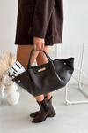 Fiorenza Chocolate Natural Leather Bag
