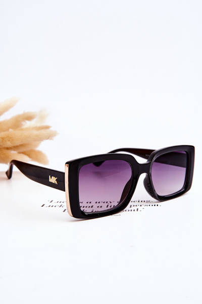 Sunglasses With Decoration M2366 Black Gradient Violet