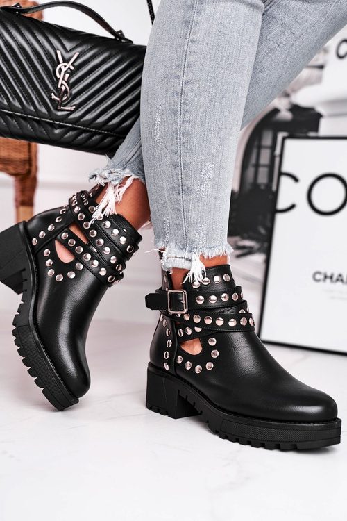 Women’s Boots Grunge Black Heavenly