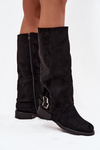 Insulated Women's Boots with Clips Black Umbria