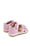 Children's Leather Sandals With A Heart Pink Elianna