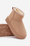 Children's Youth Snow Boots Lined with Fur Beige Mireya