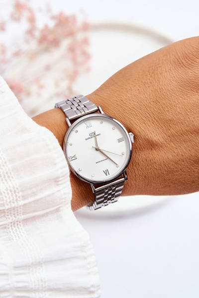 Women's Waterproof Watch Bright Dial Giorgio&Dario Silver