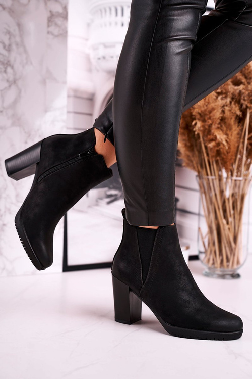 Women’s Ankle Boots Sergio Leone Suede Black BT311