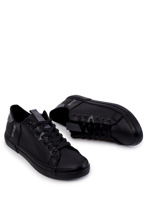 Men's Leather Sneakers BIG STAR JJ174227 Black