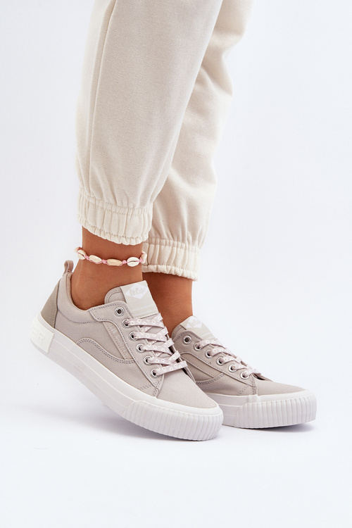 Trampki Damskie Klasyczne Szare Lee Cooper LCW-24-31-2171