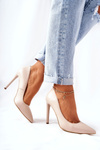 Classic Monnari Stilettos 0180-015 Beige