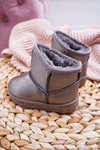 Warmed Children's Pewter Scooby Snow Boots