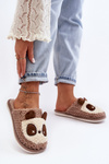 Warm Women's Slippers Brown Priseth