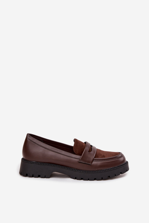 Women's Loafers Made of Eco Leather Chocolate Cailen