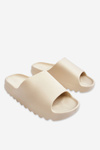 Fashionable Platform Slippers Light beige Estella