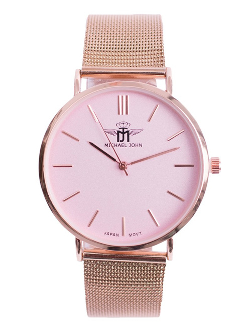 Women's Watch Michael John Florence Pink 40mm Dial