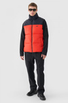 Puchowy Bezrękawnik Męski 4F 4FWAW24TVJAM147-62S Czerwona