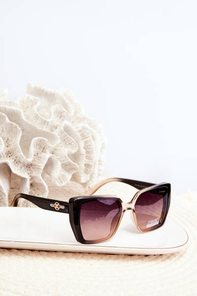 Przeciwsłoneczne Okulary Damskie Brązowe UV400